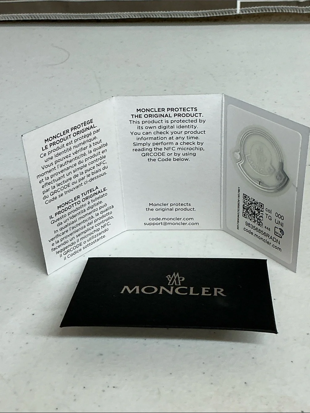 Moncler White Round Sunglasses with Gray Lenses